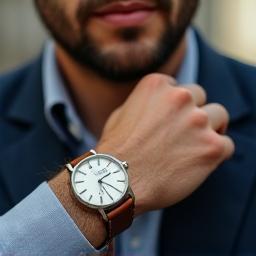 Customer Daniel wearing Heritage Automatic watch