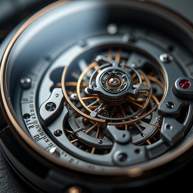 Open automatic movement with visible rotor